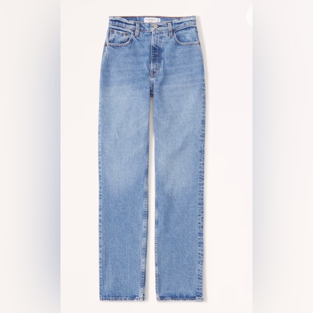 Abercrombie Ultra High Rise 90s Straight Jean